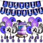 Michael Jackson Birthday Party Decoration Banner Balloon Cupcake Topper Supplies