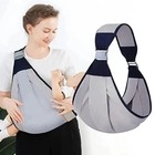 Ergonomic Baby Ring Sling Carrier Portable Toddler Wrap For Daily Travel Use