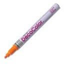 Decocolor  Paint Marker  Orange Ink  Fine Point  Opaque Marker  Permanent  Gloss