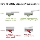 20 Pack Powerful Strong Neodymium Magnets Rare Earth Lifting Magnets 60x10x3mm  