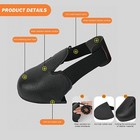 Steel Toe Covers For Shoes Anti-smash 1 Pair Protective Steel Toe Caps