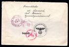 Poland To Us 1941 German Occupation Registered Cover  brzozow  To Wilmington
