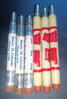 Vintage Bullet Pencil Lot Of 6 Advertising Live Stock 