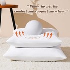 26x26 Euro Pillow Inserts Pack Of 2  Decorative Feather Down Pillows With 100  C