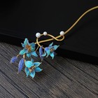 Lily Flower Hairpin Chinese Style Hanfu Retro Classical Hair Accessory