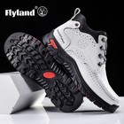 Flyland Men s Classical Vintage Genuine Leather Chukka Boots Casual Outdoor Shoe