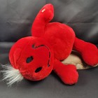 Vtg Dan Dee Tickle Wiggle Swing Me Red Smiley Face Talking Shaking Plush Works 