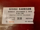 George Harrison ravi Shankar 1974 Concert Program Tour Book Seattle W  Ticket 