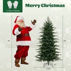 6 Ft Artificial Christmas Tree W 714 Branch Tips 260 Led Lights 3 Timers Remote