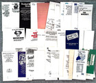 Usa Matchbook Cover Lot 30  Vintage Mixed Us Ads Girlie Industry Hotel Bar Bank