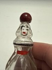 Vintage Woman With Red Belt Perfume Figural Bottle