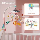 Lcasio Baby Musical Crib Mobile With Night Lights And Relaxing Musichanging R   