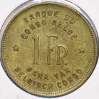 Belgian Congo 1944 Franc Elephant Animal 296488 Combine Shipping