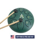 New 6 Inch 8 Note C Major Steel Tongue Drum Handpan Rain Drum