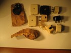 Antique Western Electric 283b 4-pin Telephone  Wall Jun  Adapter  And Wire