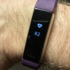 Fitbit Alta Hr Fitness Watch Purple  W charger Tested-working