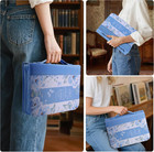 Bible Cover Case For Women Pu Leather Woman Book Carrying Bag Bible Study Sipple