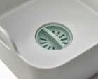 Drain Kitchen Dish Tub Wash Basin With Handles And Draining Plug 