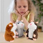 Talking Hamster Plush Toy Lovely Speaking Sound Record Repeat Kids Talk Toy Gift