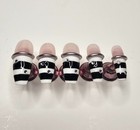 Press-on Nail Set  90  Horizontal Stripes