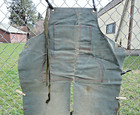 Vintage Seattle Tent   Awning Co  Heavy Canvas Full Apron Chaps Made In Usa