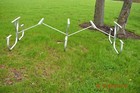 Aluminum Heavy Duty Picnic Table Frame For 10ft Picnic Table   Frame Only  