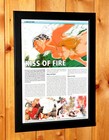 Kiss Of Fire Anime Manga Rare Promo Poster   Ad Art Artwork Framed