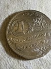 Golden Nugget Hotel Casino  1 One Dollar Gaming Slot Token Coin - Las Vegas  Nv