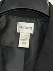 Chicos Women   s Size 0 S Classic Career Blazer Black 3 Button Jacket