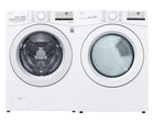Lg  Wm3400cw-dle3400w 27  Front Load Smart White Washer   Dryer Set