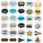 Class Reunion Uncut Wafer Paper Cupcake Toppers Funny Reunion Images 30pc
