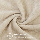 Chenille Beige Spring Throw Pillow Covers 18x18 Inch Set Of 2  Decorative Sof   