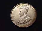 1934 Australia Florin Half Dollar Sterling Silver 925 Au Bu Semi Key Type Coin