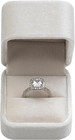 Velvet Single Ring Box Case Holder For Engagement Proposal Birthday Weddingjewe