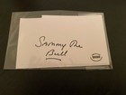 Sammy    the Bull    Gravano  mobster  Signed 3x5    Index Card   Certification Coa
