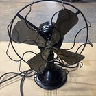 Antique Dayton Brass Blade Vintage Electric Fan -- Runs 