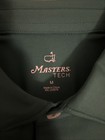 Masters Tech Men   s Golf Performance Short Sleeve Polo Shirt Green Size M