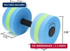 Water Dumbbells Set  Water Aerobics Exercise Foam Dumbbells Weight Pool Resistan