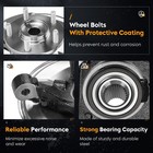 Front Steering Knuckles   Wheel Bearing Hub Assembly Driver And Passenger Sid   