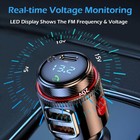 Bluetooth Car Fm Transmitter Mp3 Player Hands Free Radio Adapter Kit Usb Charger