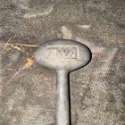 Vintage Twa Trans World Airlines Ice Breaker Cast Aluminum Hammer Mallet    usa