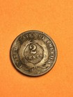1864 Copper U s Two Cent Piece