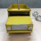 Pottery Barn Kids Dump Truck Lamp Yellow Table Light Yellow Metal Farmhouse