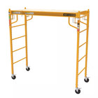 Jobsite 6 Ft  Baker Style Rolling Scaffold Platform  1100 Lbs  Load Capacity    