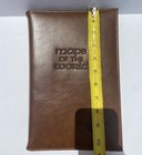 Vintage Hammond s Faux Leather Book Of 8 Fold Out Maps Of The World Advertising