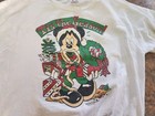 Vintage The Walt Disney Co  Mickey Mouse Double Sided Christmas Sweatshirt Sz M