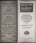 1923 B a Boston   Albany Railroad Rr Public Timetable Ptt Sept 30 B5-29