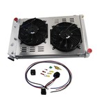 Ecmrad 3 Row Radiator shroud 12   Electric Fans For Oldsmobile Cutlass Suprem   