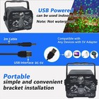 Party Dj Lights With Remote Control Portable Mini Disco Ball Stage Light Soun   