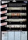 Space 1999 - 22  Eagle Transporter Paneling - 1 48 Scale Decal Set - Mka051